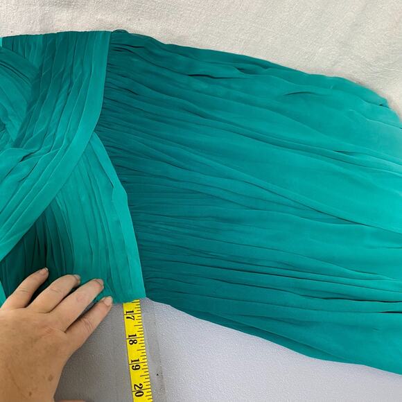 Y2K La Femme Womens Ombre Mermaid Maxi Dress Size 14 Chiffon Fairy Tinkerbell - Picture 14 of 16